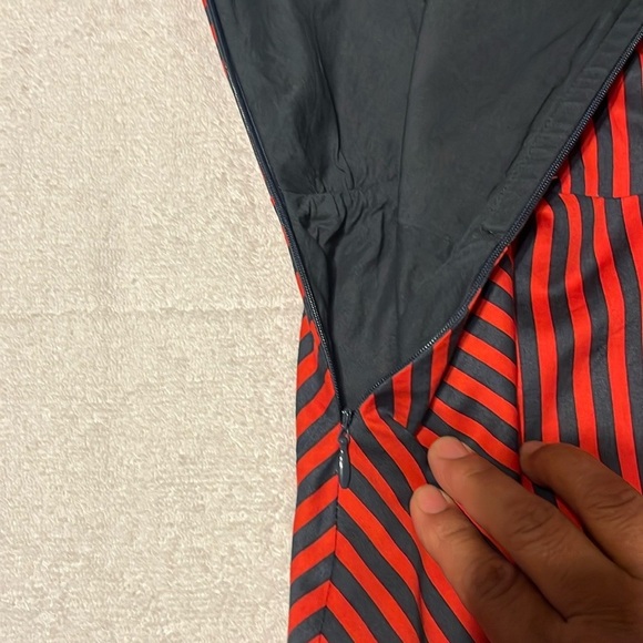 Odille Multicolored Asymmetrical Peplum Blouse - Picture 8 of 11